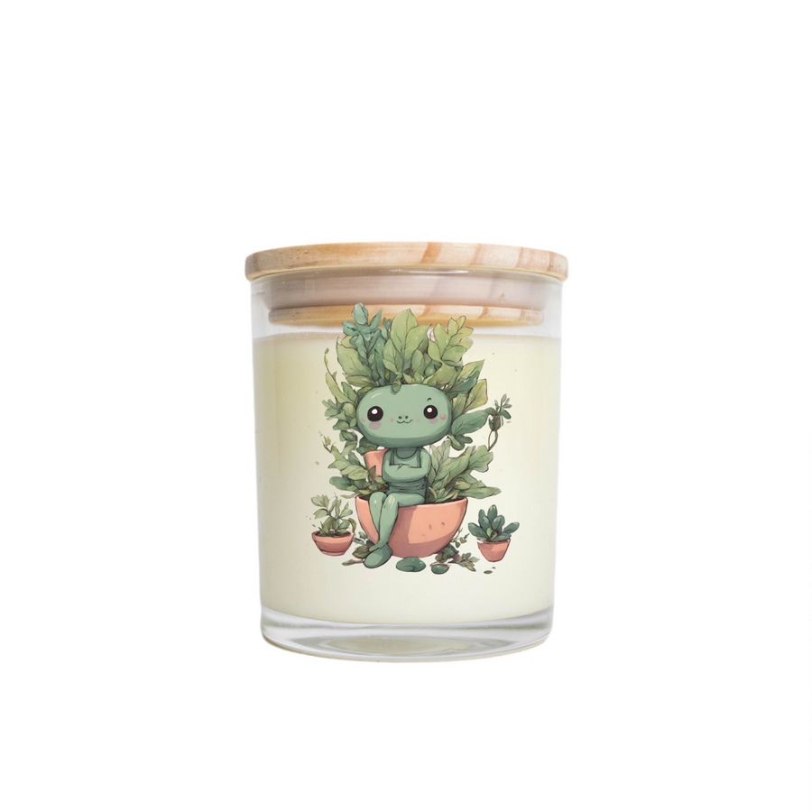 plant pot candle