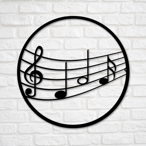 Circle Musical Instrument Décor