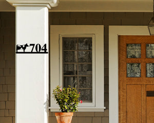 Cow Sign, Cow Address Sign, Farm Animal Numbers, Farm Address Sign, Barn Sign, Metal Address Sign, Farm Animal Address numbers, Farm Sign