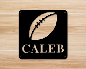 Personalized Football Sign, Metal Football Wall Art, Football Sign, Football Metal Sign, Football , Metal wall art, Sport Sign