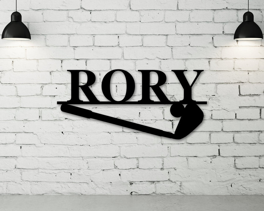 Personalized Golf Sign, Metal Golf Wall Art, Golf Sign, Golf Metal Sign, Golf , Metal wall art, Sport Sign, Golf Wall Art, Golf Monogram