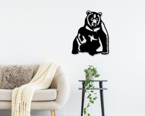 Bear Decor, Wildlife Decor, Bear Sign, Bear Decor, Outdoor Wildlife Sign, Mama Bear Sign, Hunter Gift, Gift for Him, Wildlife, Nature, Bear
