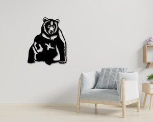 Bear Decor, Wildlife Decor, Bear Sign, Bear Decor, Outdoor Wildlife Sign, Mama Bear Sign, Hunter Gift, Gift for Him, Wildlife, Nature, Bear
