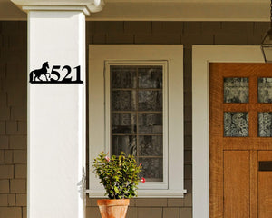 Horse Sign, Horse Address Sign, Farm Animal Numbers, Farm Address Sign, Barn Sign, Metal Address Sign, Farm Animal Address number, Farm Sign