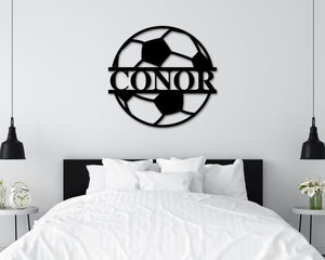 Personalized Soccer Sign, Metal Soccer Wall Art, Soccer Sign, Soccer Metal Sign, Soccer , Metal wall art, Sport Sign, Soccer Wall Art