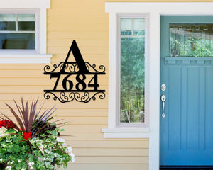 Modern House numbers, Modern Address Numbers, Metal Address numbers, Custom Address Sign, Modern Address Sign, House Numbers, Address Sign