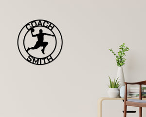 Basketball Sign, Basketball Gift for Boys, Personalized Basketball for boys room, Metal Basketball Sign, Coach Sign, Sports Decor, Kids Gift