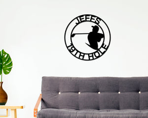 Golf Sign, Golf Gift for Boys, Personalized Golf Sign for Boys room, Metal Golf Sign, Coach Sign, Sports Decor, Golf Coach Sign, Guy Golf