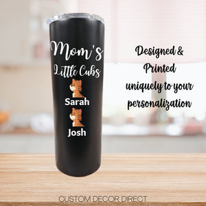 Mom's Little Cubs, Kids Name Mom Gift, Mothers Day Gift, Kids Name Cup, Mothers day Cup, Mothers day Mug, Mom Gift Personalized, Little Shit