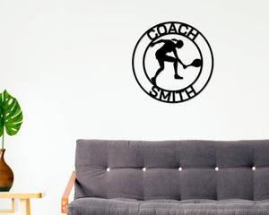 Tennis Sign, Tennis Gift for Girls, Personalized Tennis Sign for Girls room, Metal Tennis  Sign, Coach Sign, Sports Decor, Tennis Coach Sign