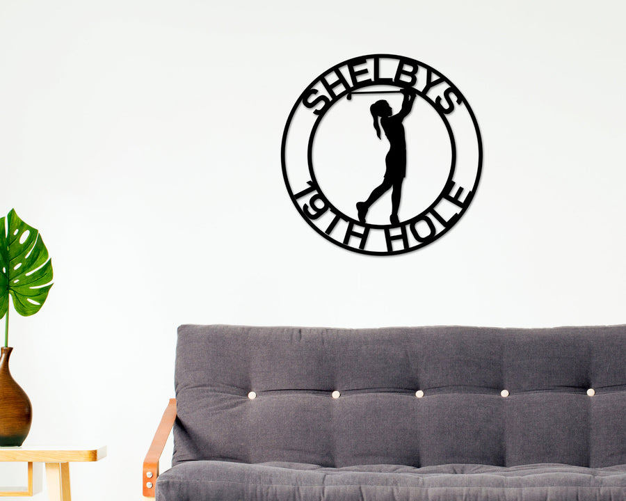 Golf Sign, Golf Gift for Girls, Personalized Golf Sign for Girls room, Metal Golf Sign, Coach Sign, Sports Decor, Golf Coach Sign, Girl Golf