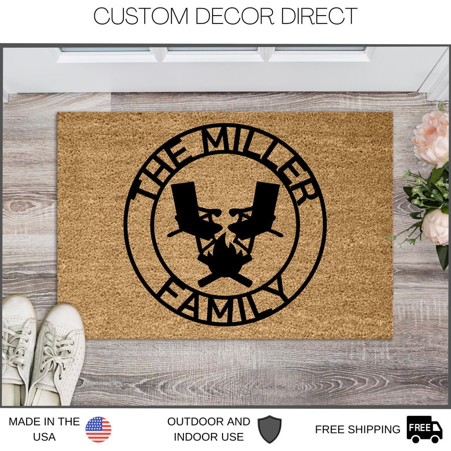 RV Doormat, Personalized Doormat, Camper Doormat, Last name Doormat, C –  Custom Decor Direct