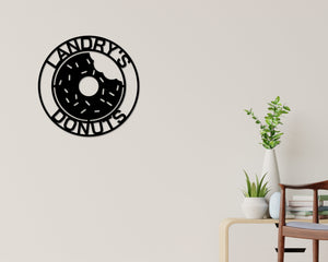 Donut Shop Sign, Personalized Donuts Sign, Donut Shop Decor, Custom Donut Shop Sign, Donut Stand Open Sign, Business Donut Sign