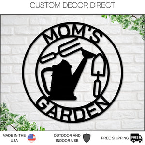 Custom Garden Metal Sign, Personalized Garden Sign, Garden Business Name Sign, Mother's Day Gift, Gifts for Her, Garden Decor, Garden Sign