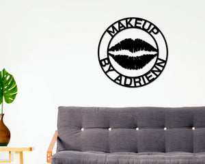 Makeup Salon Sign, Nail Salon Business Sign, Personalized Makeup Sign, Custom Nail Salon Sign, Beauty Salon Decor, Nail Salon Decor, Nails