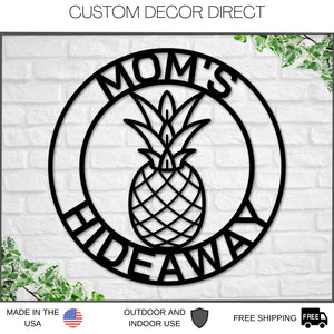 She Shed Sign, Personalized She Shed Sign, Moms Hideaway, Women Cave Sign, Metal She Shed Sign, Custom She Shed Sign, She Shack, Mom Cave