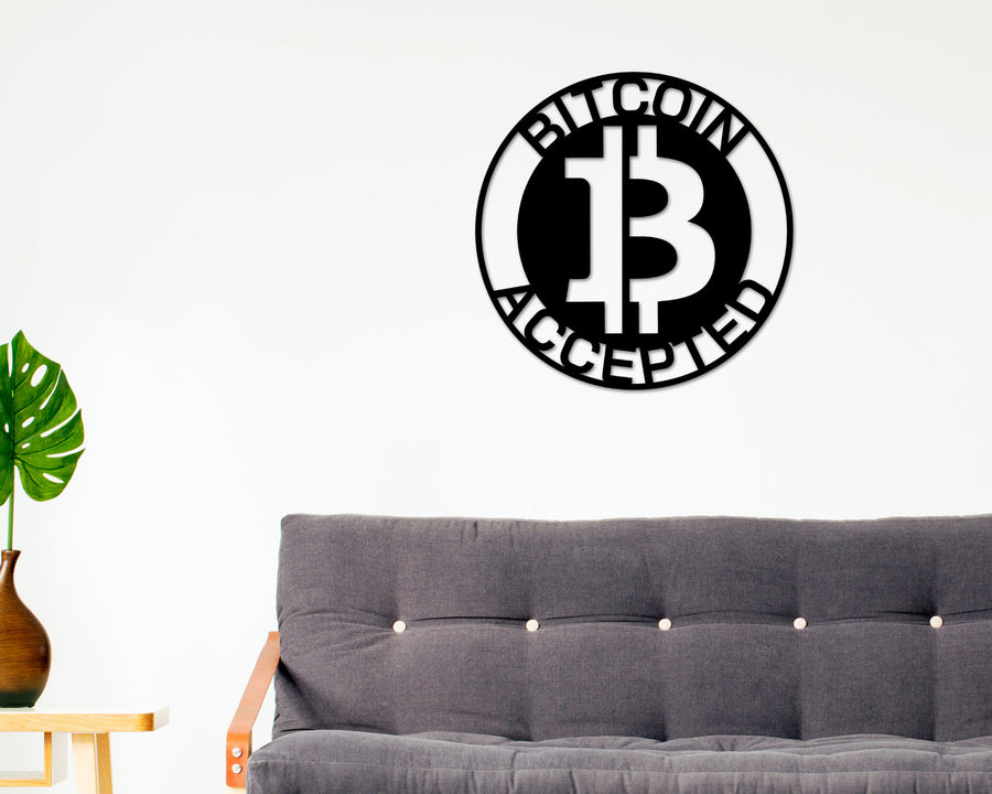 Bitcoin Sign, Metal Bitcoin Sign, Personalized Bitcoin, Custom Cryptocurrency Sign, Bitcoin Gift, Bitcoin Wall Art, Bitcoin Crypto Metalsign