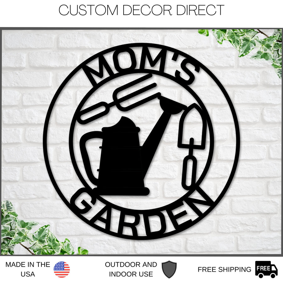 Mothers day gift, Personalized Mothers day Gift, Gift for Mom, Custom Garden Metal Sign, Personalized Garden Sign, Garden Business Name
