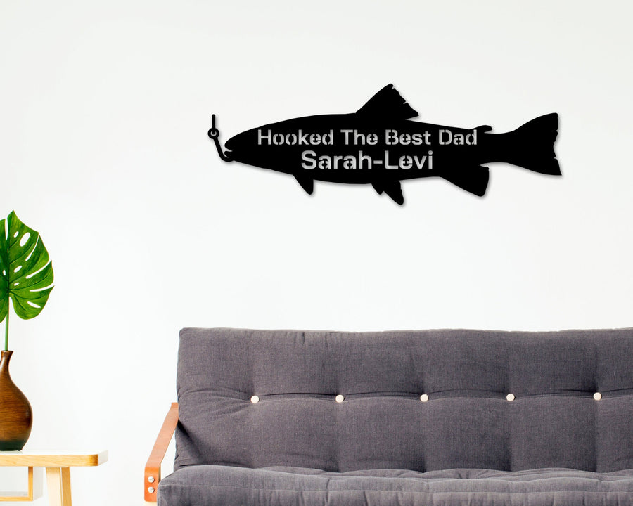 Fathers Day Fish Sign, Fishing Sign, Fathers Day Gift, Gift for Husban –  Custom Decor Direct