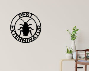 Pest Control Sign, Exterminator Sign, Metal sign, Pest Control Business Sign, Exterminator Business Sign, Company Sign, Rodent Insect Pest