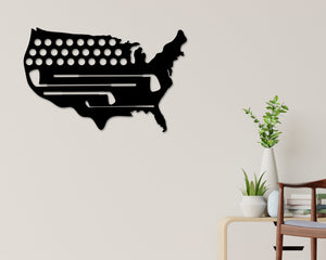 Golf USA Sign, Golf Metal Sign, America Golf Decor Sign, Gift for Dad, Gift For Golfer, Gold Gift Sign, Fathers day Gift, Gift For Dad, Golf