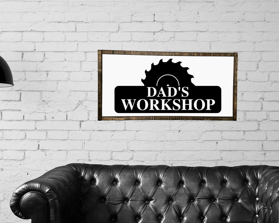 Daddys Workshop, Dads Garage Sign, Workshop, Fathers Day Gift, Gift for Husband, Sign for Dad, Wood Sign, Daddy Daughter Gift, Daddy Gift