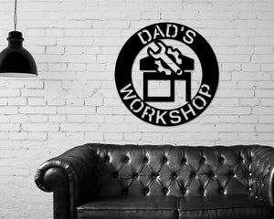 Personalized Fathers day Gift, Sign for Dad, Daddys Workshop, Dads Garage Sign, Workshop, Fathers Day Gift, Gift for Husband, Daddy Daughter