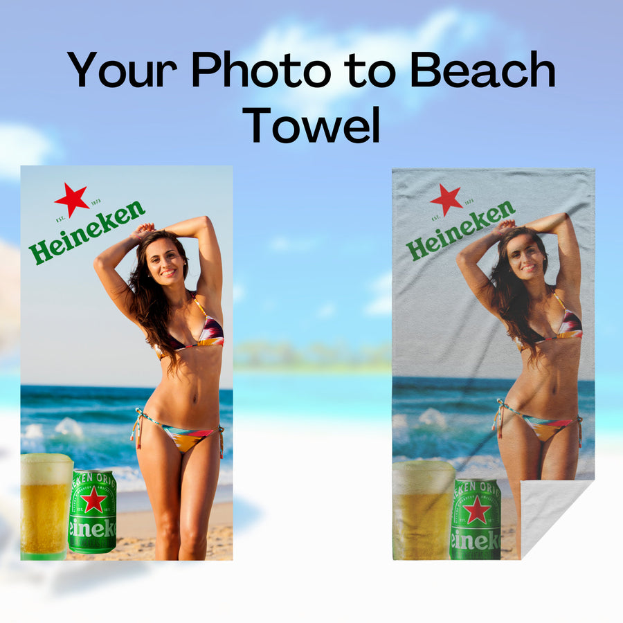 Beer Poster Beach Towel
