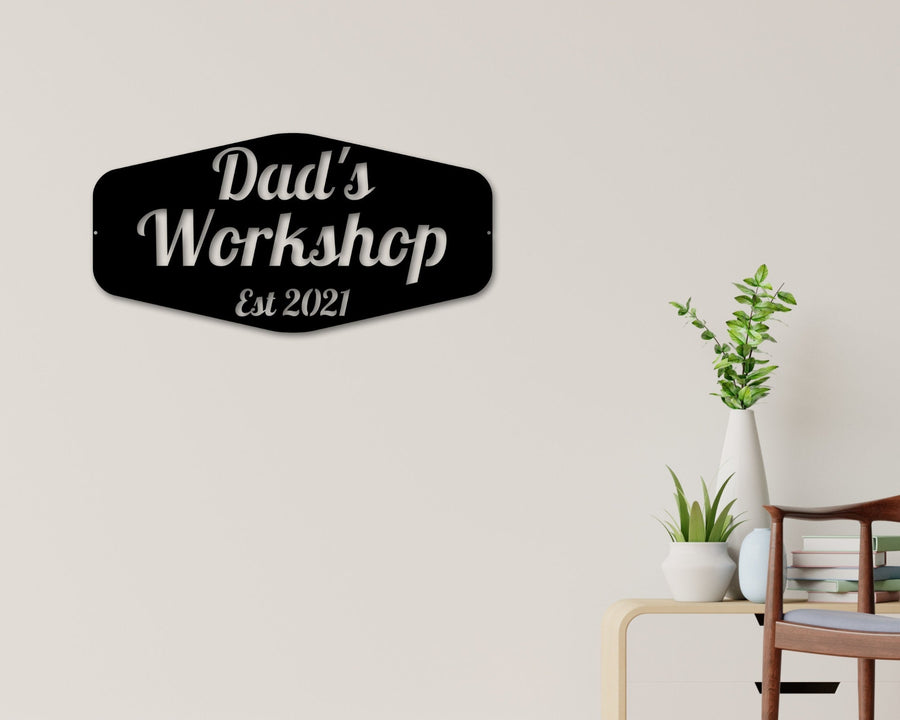 Fathers Day Sign, Sign for Dad, Pop Pop's Workshop, Gifts For Pop Pop, Dads Garage